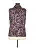 AK Anne Klein 100% Polyester Animal Print Pink Sleeveless Blouse Size XL - photo 2