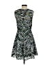 Parker 100% Polyester Chevron-herringbone Green Cocktail Dress Size S - photo 2