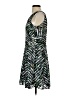 Parker 100% Polyester Chevron-herringbone Green Cocktail Dress Size S - photo 5
