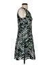Parker 100% Polyester Chevron-herringbone Green Cocktail Dress Size S - photo 4