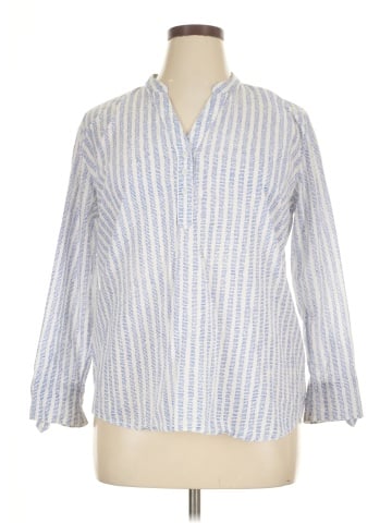 Hester & Orchard 3/4 Sleeve Button-Down Shirt (view 1)