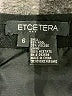 Etcetera Polka Dots Black Wool Skirt Size 6 - photo 4