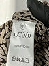 byTiMo 100% Viscose Animal Print Ivory Tan Long Sleeve Blouse Size M - photo 8