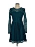 Miami Hearts Teal Casual Dress Size S - photo 1