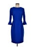 Donna Morgan Blue Cocktail Dress Size 4 - photo 1