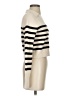 Happily Grey Stripes Ivory Pullover Sweater Size S - photo 4