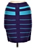 Unbranded Stripes Blue Casual Skirt Size M - photo 2