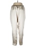 DKNY 100% Polyester Metallic Silver Casual Pants Size L - photo 2