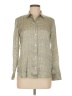 Equipment 100% Silk Houndstooth Tan button down Size XS - photo 1