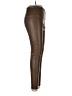 Lyssé 100% Polyurethane Brown Faux Leather Pants Size L - photo 4