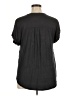 Universal Thread 100% Rayon Black Short Sleeve Blouse Size XL - photo 2