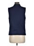 Vince. 100% Leather Black Sleeveless Blouse Size M - photo 2