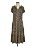 Talbots Animal Print Brown Casual Dress Size S - photo 1