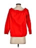 J.Crew 100% Cotton Red 3/4 Sleeve Blouse Size 4 - photo 2