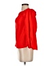 J.Crew 100% Cotton Red 3/4 Sleeve Blouse Size 4 - photo 5