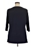 Sunny Leigh Blue 3/4 Sleeve Top Size 1X - photo 2