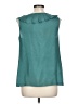 Ann Taylor Teal Sleeveless Blouse Size L (petite) - photo 2