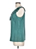 Ann Taylor Teal Sleeveless Blouse Size L (petite) - photo 5
