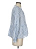 Rails Stripes Blue 3/4 Sleeve Blouse Size XS - photo 4
