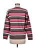 Ann Taylor Stripes Pink Brown Pullover Sweater Size M - photo 2