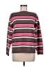 Ann Taylor Stripes Pink Brown Pullover Sweater Size M - photo 1