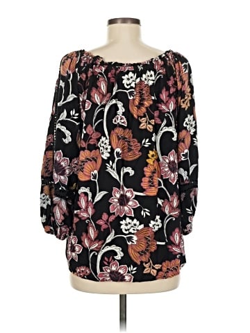 Lola P. 3/4 Sleeve Blouse (view 2)