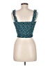 Shein 100% Polyester Teal Sleeveless Top Size 6 - photo 2