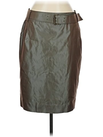 AKRIS Faux Leather Skirt (view 1)