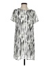 She + Sky Graphic Silver Casual Dress Size S - photo 1