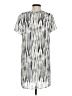 She + Sky Graphic Silver Casual Dress Size S - photo 2