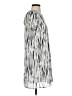 She + Sky Graphic Silver Casual Dress Size S - photo 4