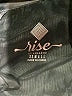 rise 100% Polyester Graphic Black Windbreaker Size XS - photo 6