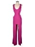 Crystal Sky Solid Pink Jumpsuit Size M - photo 1