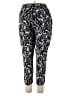 Ellos 100% Rayon Print Black Active Pants Size 18 - 20 - photo 1