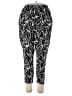Ellos 100% Rayon Print Black Active Pants Size 18 - 20 - photo 2