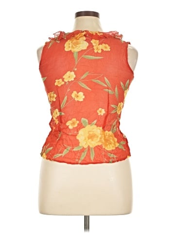 Tess Sleeveless Silk Top (view 2)