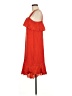 Madewell 100% Polyester Red Cocktail Dress Size 6 - photo 5