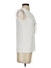 August Silk White Sleeveless Blouse Size S - photo 4