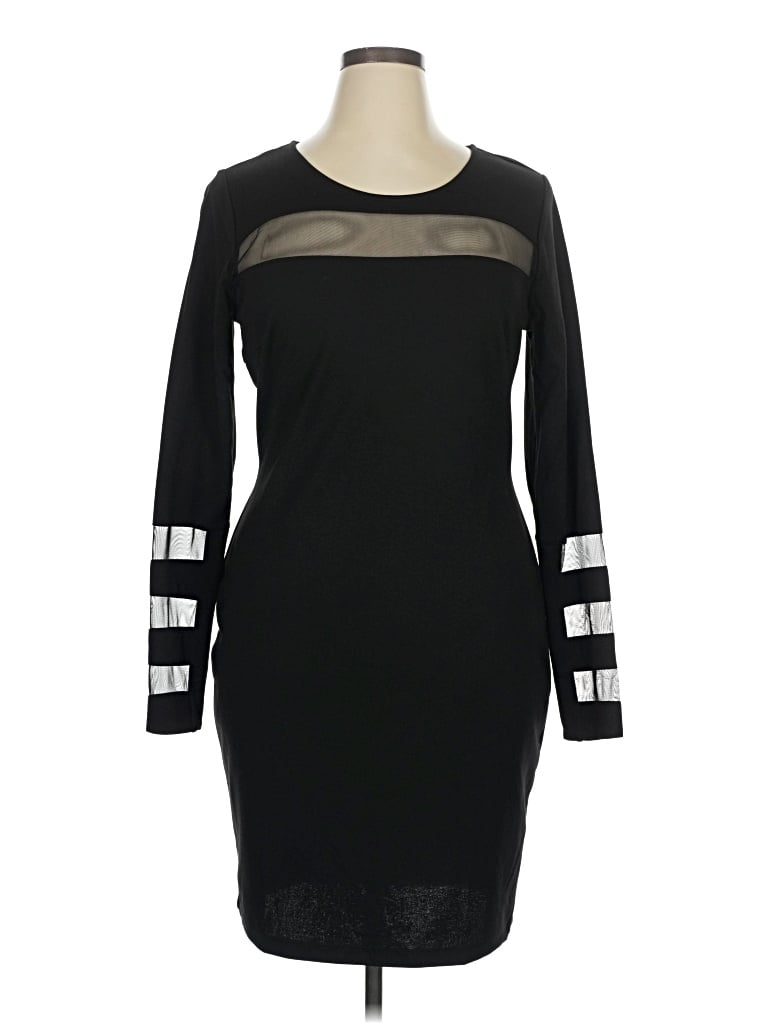 Pre-owned Venus Cocktail Dress In Black