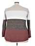 Pink Clover 100% Polyester Color Block Brown Pullover Sweater Size 3X - photo 2