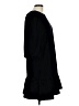 Ann Taylor 100% Polyester Black Casual Dress Size 12 - photo 4