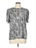 MICHAEL Michael Kors Animal Print Silver Short Sleeve T-Shirt Size L - photo 1
