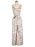 BAILEY'S BLOSSOMS Animal Print Ivory Jumpsuit Size S - photo 1
