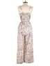 BAILEY'S BLOSSOMS Animal Print Ivory Jumpsuit Size S - photo 2