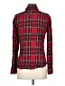 Sanctuary Plaid Red Long Sleeve Button-Down Shirt Size XS - photo 2
