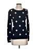 Ann Taylor Factory Polka Dots Blue Pullover Sweater Size XS (estimated) - photo 1