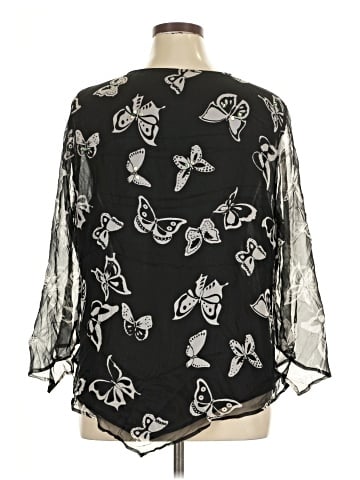 Anne Carson 3/4 Sleeve Blouse (view 2)