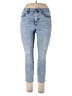 Straight Down Hearts Blue Jeans Size 16 - photo 1