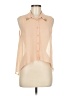 Forever 21 Pink Sleeveless Button-Down Shirt Size M - photo 1