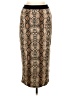 Shein Animal Print Tan Formal Skirt Size M - photo 1